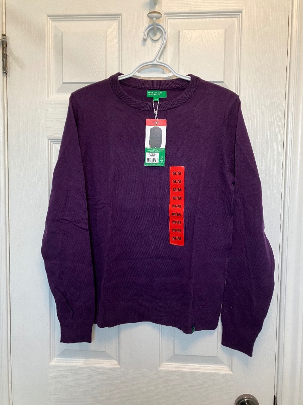 Purple Crew Neck Sweater